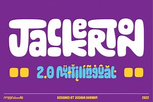 Jackerton Font, a Handwritten Font by noggindoodle