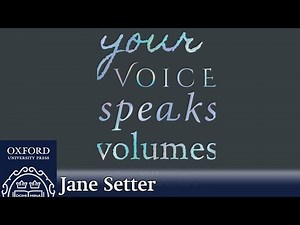 Your Voice Speaks Volumes | Jane Setter