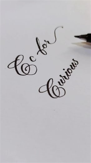 Cursive C Tutorial for Aspiring Handwriters