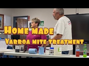how to make home made varroa mite treatment?