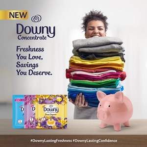 Why settle for less? Downy Concentrate gives you more; more washes, longer-lasting freshness, and in the long run better savings than dilutes. #DownyLastingFreshness #DownyLastingConfidence | Downy Kenya