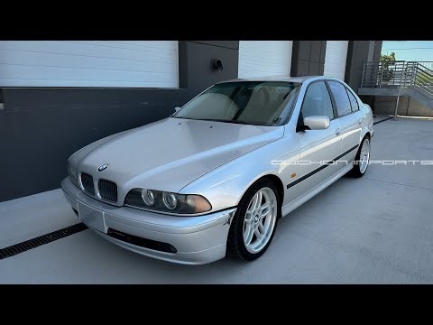 BMW, E39 528I manual complete walk around and test drive ￼