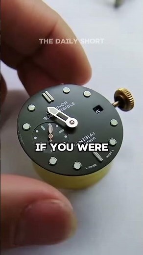 Watch Hands Installed With Perfect Precision