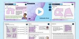 Year 5 Diving into Mastery: Step 6 Estimate Area Teaching Pack