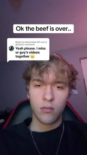 Replying to @whoiscaleb (#1 carv's glazer) carv's glazer) the beef is now over.. #cjl