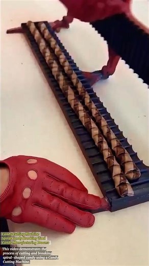 Candy Cutting Machine | Spiral Candy Breaking Tool | Candy Manufacturing Process