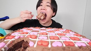 コストコ巨大ケーキ #もっぱん #大食い #ケーキ