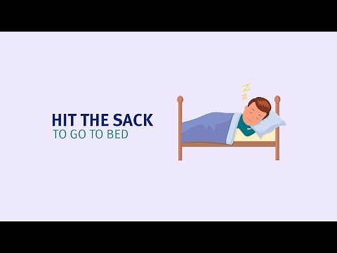Hit the sack meaning | Learn the best English idioms
