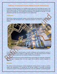 Refinery Turnaround Process Makes Smooth Performance - SlideServe