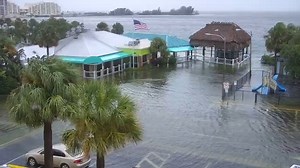 3.7K views · 63 reactions | Timelapse of #HurricaIdalia impact on Hudson Beach in #Florida. Hudson Beach is about 30 miles from #TampaBay. Some residents were trapped in their homes because of the storm surge. https://tinyurl.com/y2pynbxm | FOX 5 Atlanta | Facebook