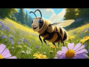 Magic Bee’s Journey | Nature’s Little Hero | Friendship & Pollination Fun