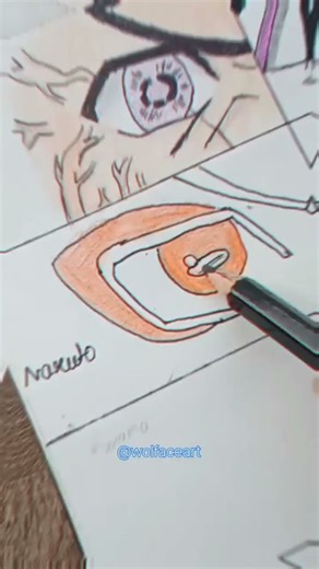 how to draw a Naruto uzumaki eye's #naruto #narutoshippuden #narutouzumaki #narutofans #narutoquotes