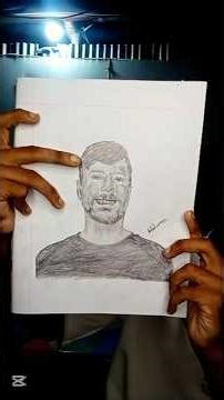 mr beast / @MrBeast #drawing #shorts #pencilportrsit #mrbeast