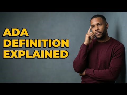 How Does the ADA Define Disability?