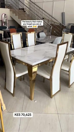 Interior Designers Can’t Stop Recommending Marble Square Dining Table Set #shorts