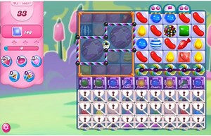 Tips and Walkthrough: Candy Crush Level 10057