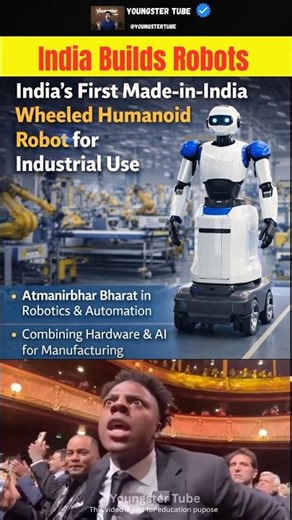 😱🔥@India Quietly Built Its First Industrial Humanoid Robot — And It’s a Big Deal 🤖🇮🇳