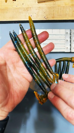 Custom Bait making: New Color “Yellow Jacket” #baitmaking #fishing #custombaits #softplastics