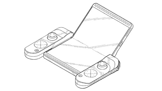 Samsung Design Patent Reveals Handheld Gaming Device With Foldable Display