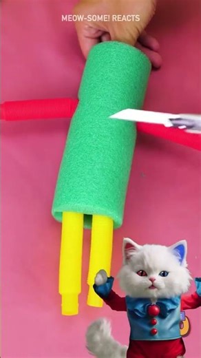 🙀 Pink Girl Into a Monster?! 😱 Crazy DIY Transformation! #shorts #DIY #fun #cute