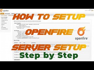 OPENFIRE SERVER SETUP WITH MYSQL DATABASE