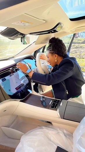 19M views · 221K reactions | Unwrapping my brand new Mercedes Benz EQS business class suv  | Hair Tutorials & Lifestyle | Facebook