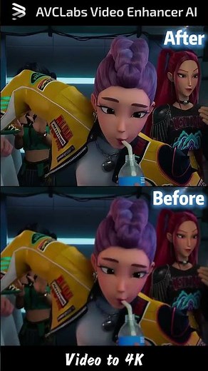 Before vs After 4K Upgrade🔥 #kpopdemonhunter #hd