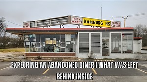 Exploring an abandoned diner | What was left behind inside