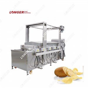 [Hot Item] Commercial Frying Machine Potato Chip Fryer Equipment Fried Potato Chips Machine