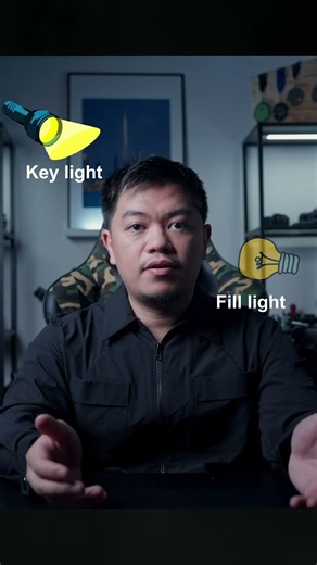 الفرق بين Key Light و Fill Light (سر التوازن في الإضاءة)