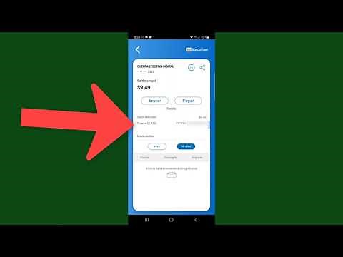 How to check Bancoppel interbank CLABE using the mobile app