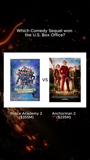 Police Academy 2 (1985) vs. Anchorman 2 (2013)