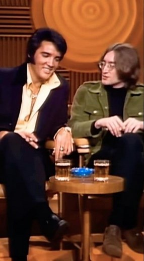 Elvis Presley & John Lennon Reunite on a Talk Show 🎤 “The Conversation That Never Happened”