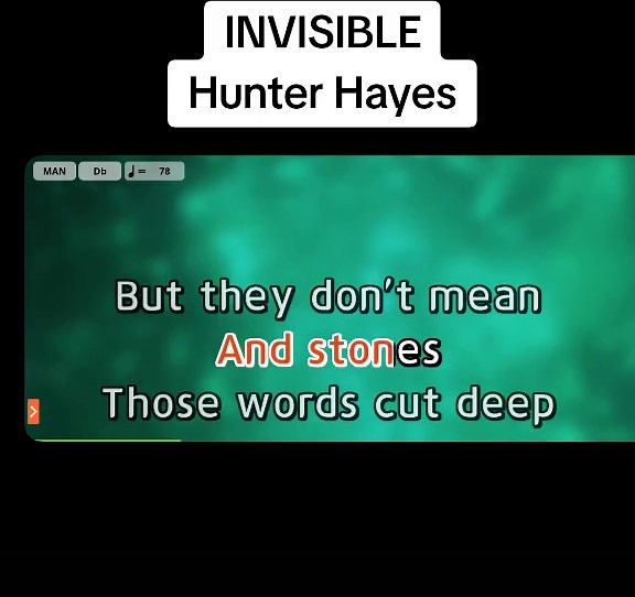 Karaoke Cover of 'Invisible' by Hunter Hayes