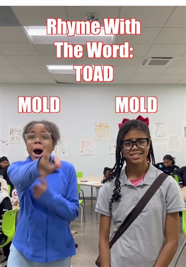 Rhyming Challenge for 6th to 8th Graders