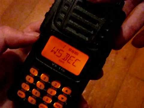 Yaesu VX-170 Demonstration