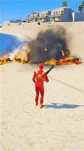 😱 Beach Par Shark Attack! Spider-Man vs Alien Army 💥 | GTA 5 Crazy Mods