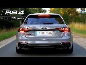 2025 Audi RS4 edition 25 years | DRIVE & SOUND💥| Automann in 4K