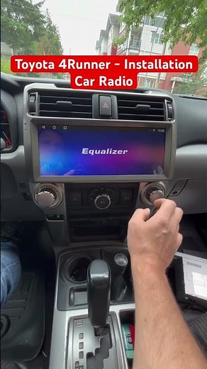 Toyota 4Runner - car radio installation #automobile #toyota #4runner #carradio #toyotacarradio