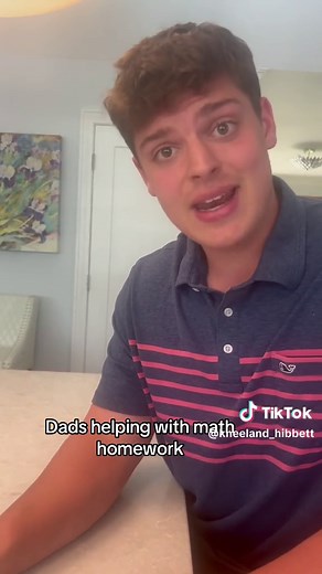 #dad #comedy #skit #dads | dad helping with homework