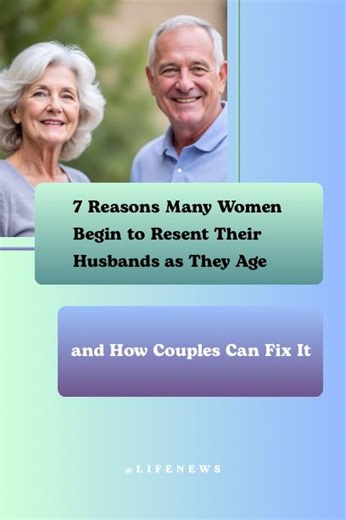 As couples grow older, love doesn’t disappear — but unspoken resentment can quietly grow. Many women don’t wake up one day resenting their husbands. It builds slowly, through years of unmet needs, emotional neglect, role imbalance, and silence. Marriage counselors and long-married couples agree on one truth: 👉 resentment in old age is usually about feeling unseen, unheard, or unsupported — not about lack of love. In this video, we explore 7 common reasons women may feel resentment toward their 