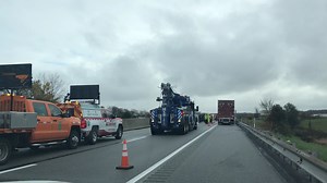 3.6K views · 21 reactions | JUST IN: A Dept. of Corrections bus carrying dozens of inmates crashed on the Pennsylvania Turnpike this morning, causing delays. STORY: https://local21news.com/news/local/dept-of-corrections-bus-crash-causing-lane-closure-delays-on-pa-turnpike | Local 21 CBS News, WHP Harrisburg | Facebook