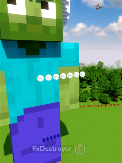 Minecraft Snowballs Battle Against Santa Zombie