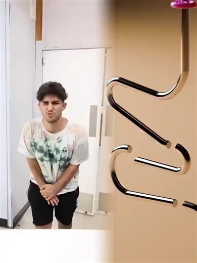 WHEN THE BATHROOM HAS A CODE #shorts