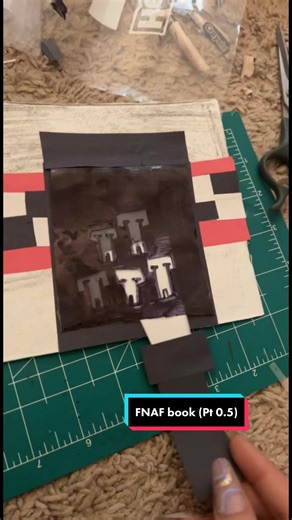 Creating a Fnaf Art Book: Papercraft Tutorial