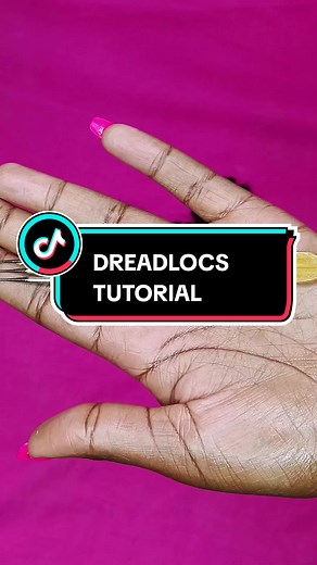 DREADLOCS tutorial...CHECK my you tube channel for a detailed and explained tutorial #dreadlocks #fyp