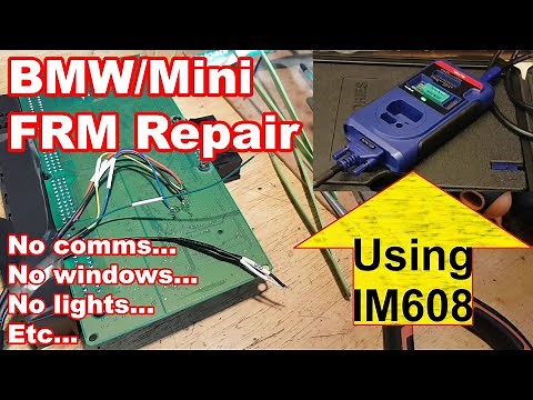 BMW/Mini FRM (Footwell module) repair... Corrupted/missing data...