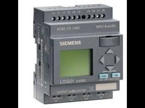 programmation automate logo -câblage avec capteur photocellule et variateur emerson