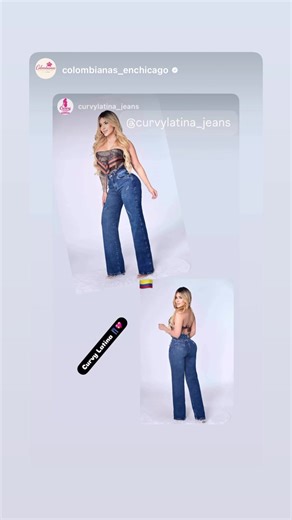 ✨ ¡Estamos de vuelta! ✨ Después de un tiempo sin publicar, regreso con algo que amo: mi colección de jeans Curvy Latina 💙 Jeans pensados para resaltar nuestras curvas, cómodos, con un ajuste que abraza tu cuerpo y te hace sentir segura y hermosa. Porque cada cuerpo latino merece ropa que lo celebre. Si te gusta sentirte cómoda, segura y con estilo… estos jeans son para ti. 🔥 📩 Escríbeme por DM para más información, tallas disponibles y precios. #CurvyLatina #JeansCurvy #LatinaStyle #CurvasRea