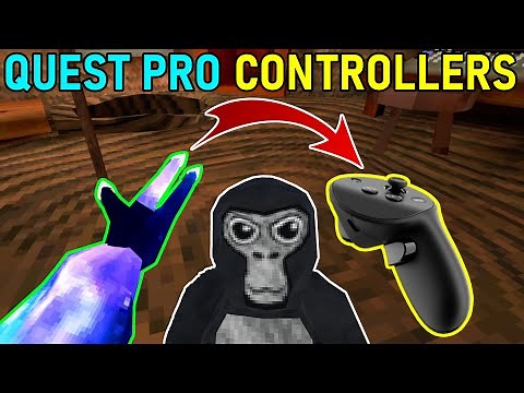 Playing Gorilla Tag VR with META QUEST PRO CONTROLLERS (Quest 2 v47 Update)